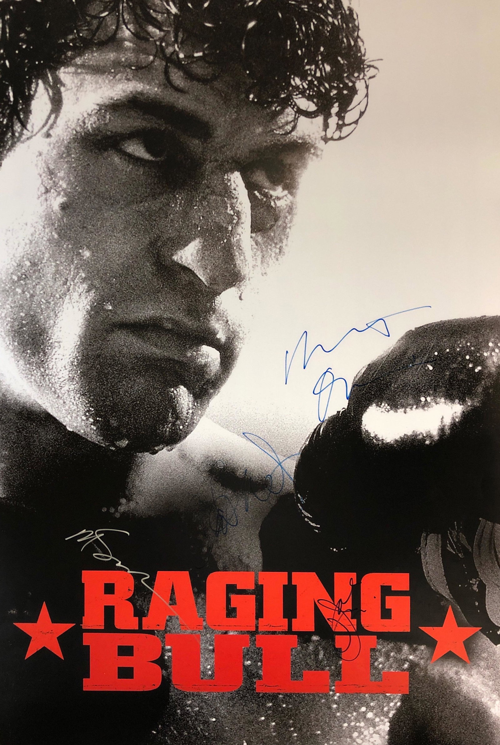 Raging Bull Robert De Niro Autographed Poster (1 of 1)