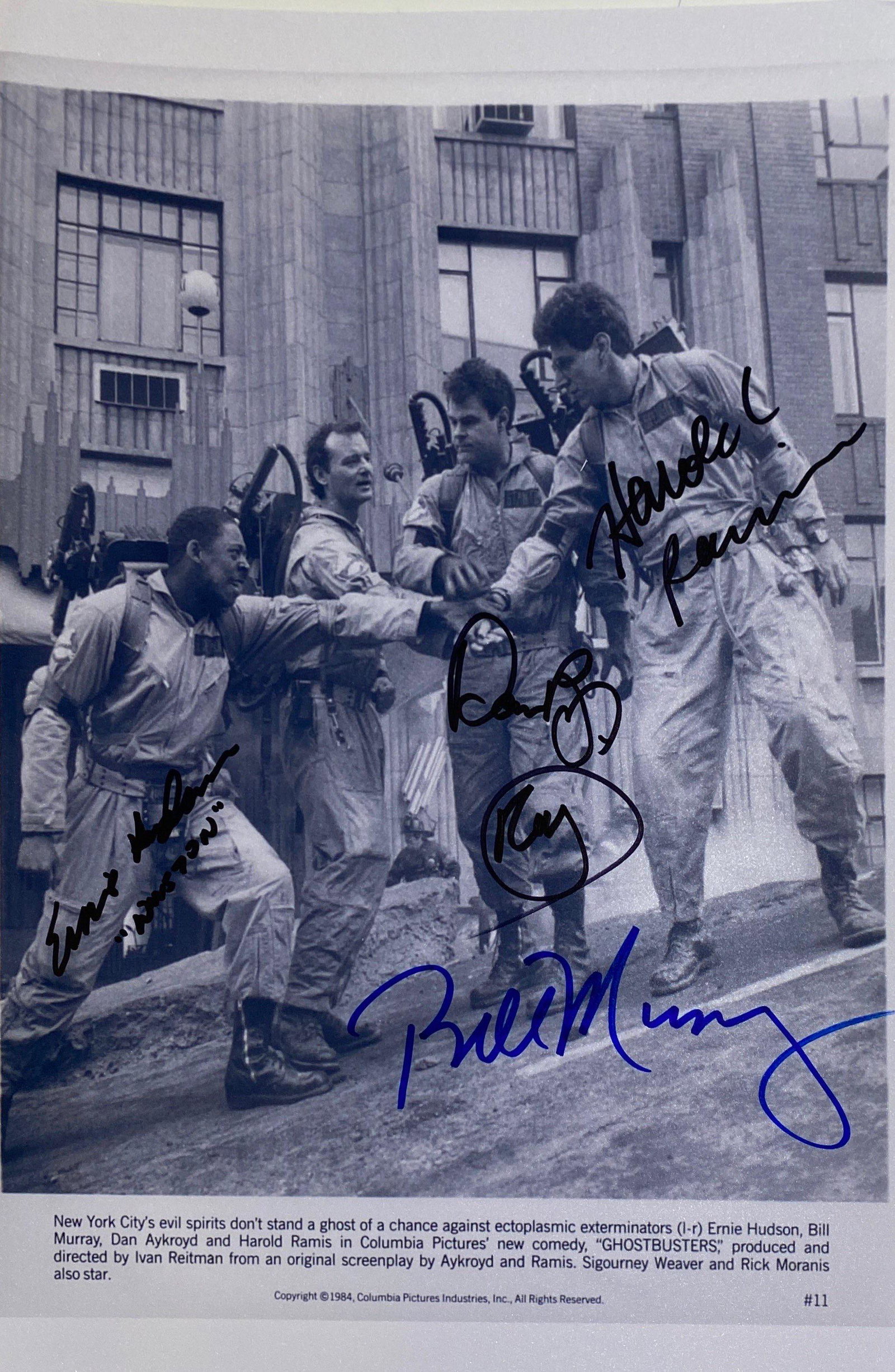 Autograph Signed Ghostbuster Photo (1 of 1)