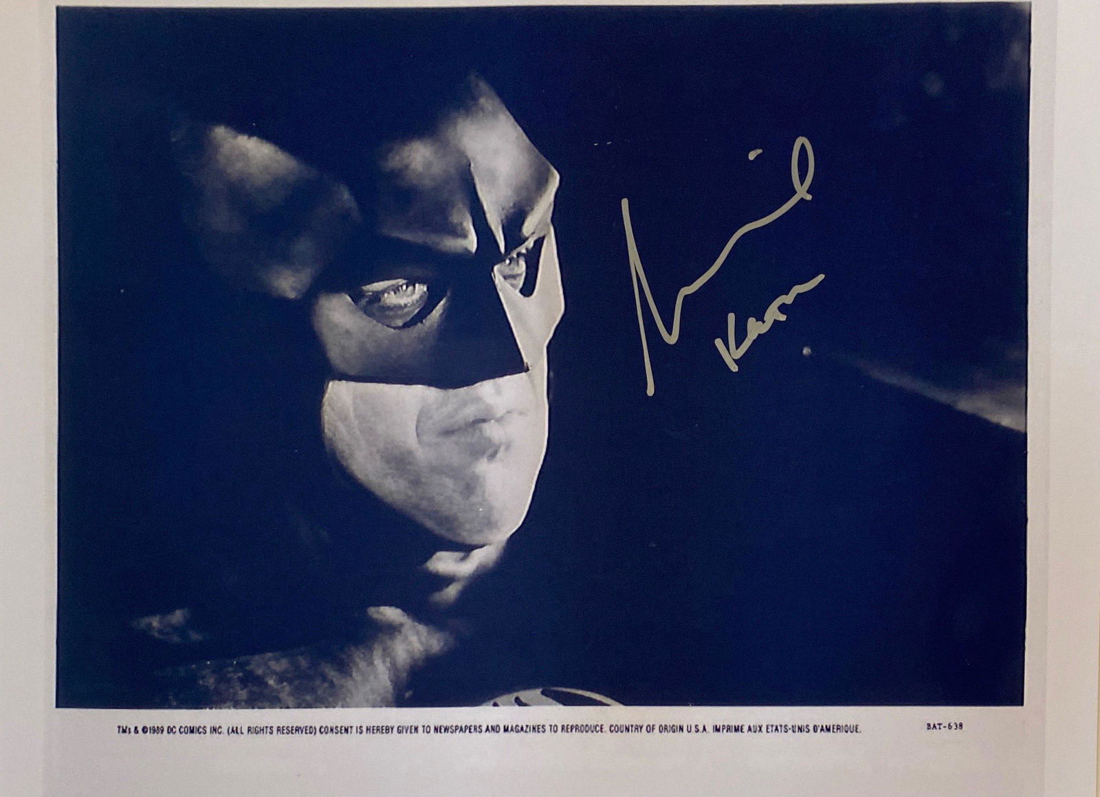 Autograph Signed Batman Photo (1 of 1)