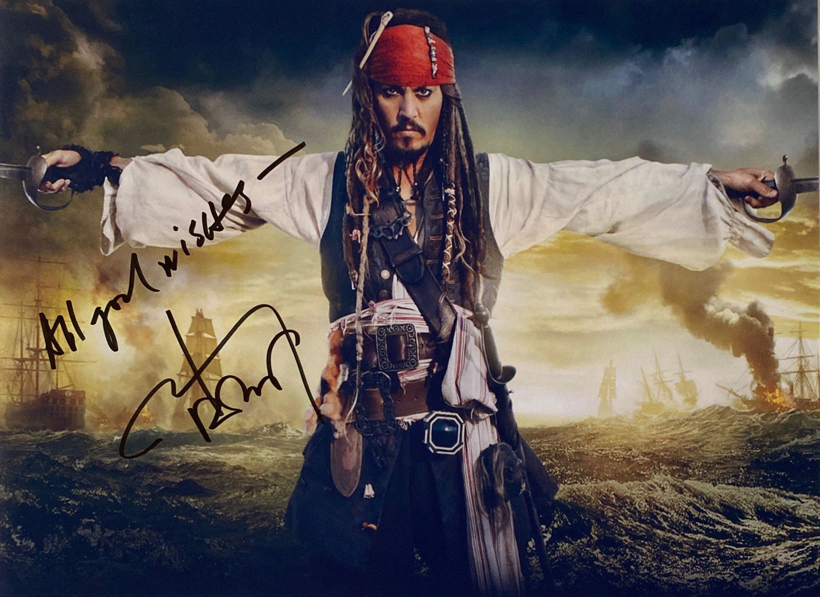 Autograph Signed Caribbean Photo (1 of 1)