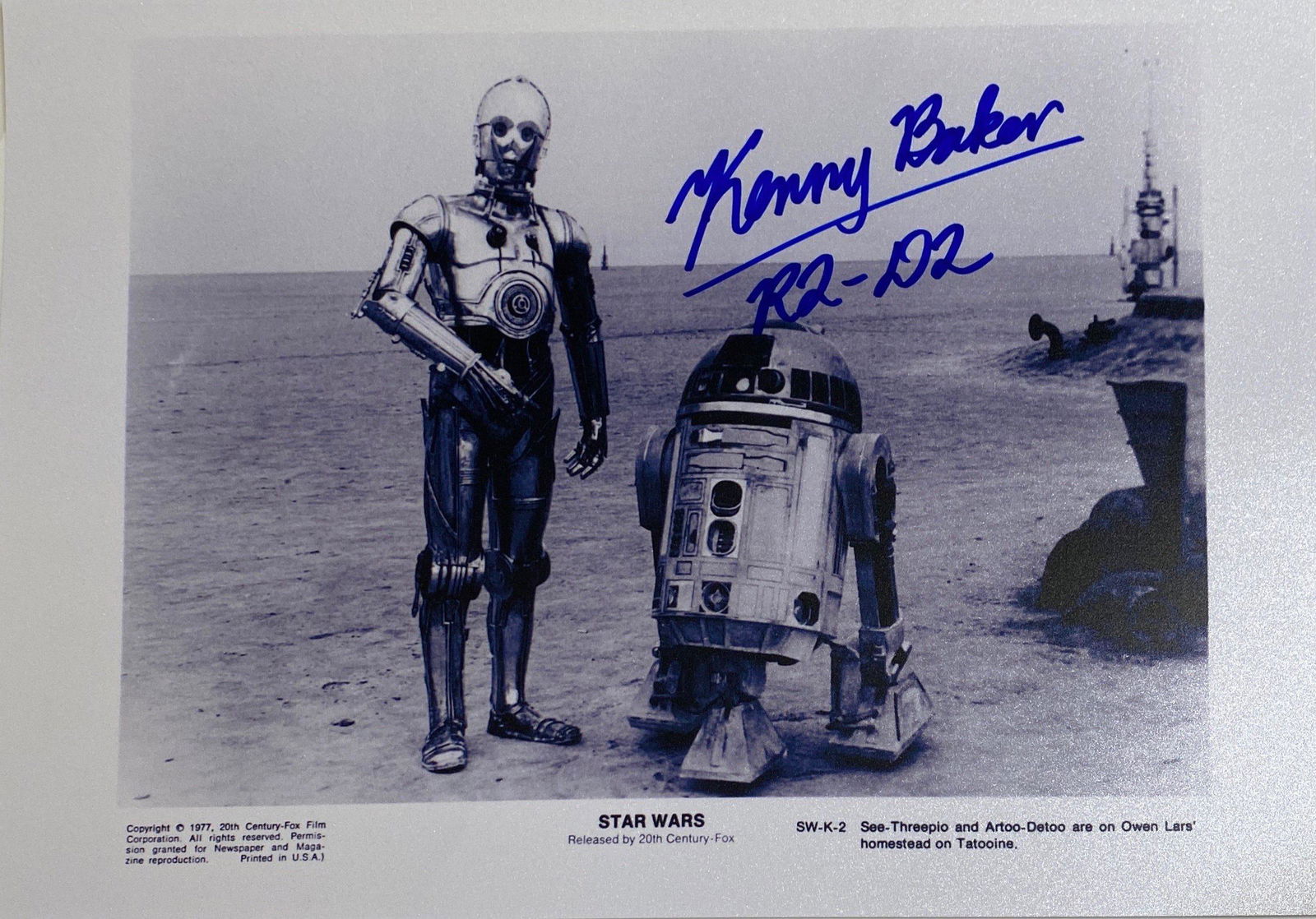 Autograph Signed  Star Wars Photo (1 of 1)