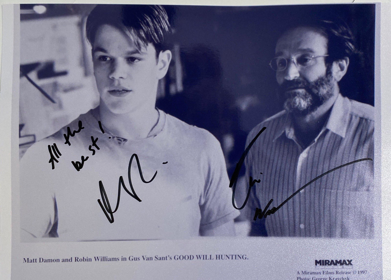Autograph Signed  Good Will Hunting Photo (1 of 1)