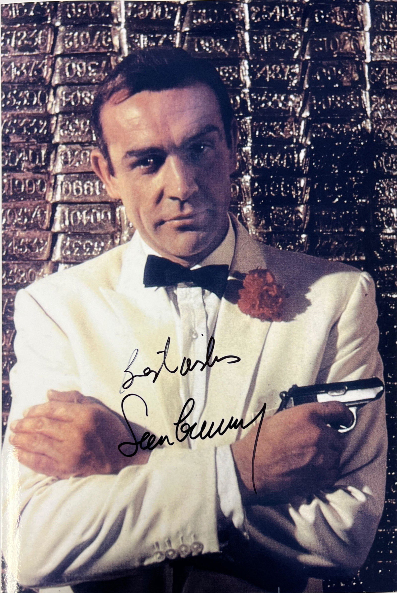 Autograph Signed  James Bond 007 Photo (1 of 1)