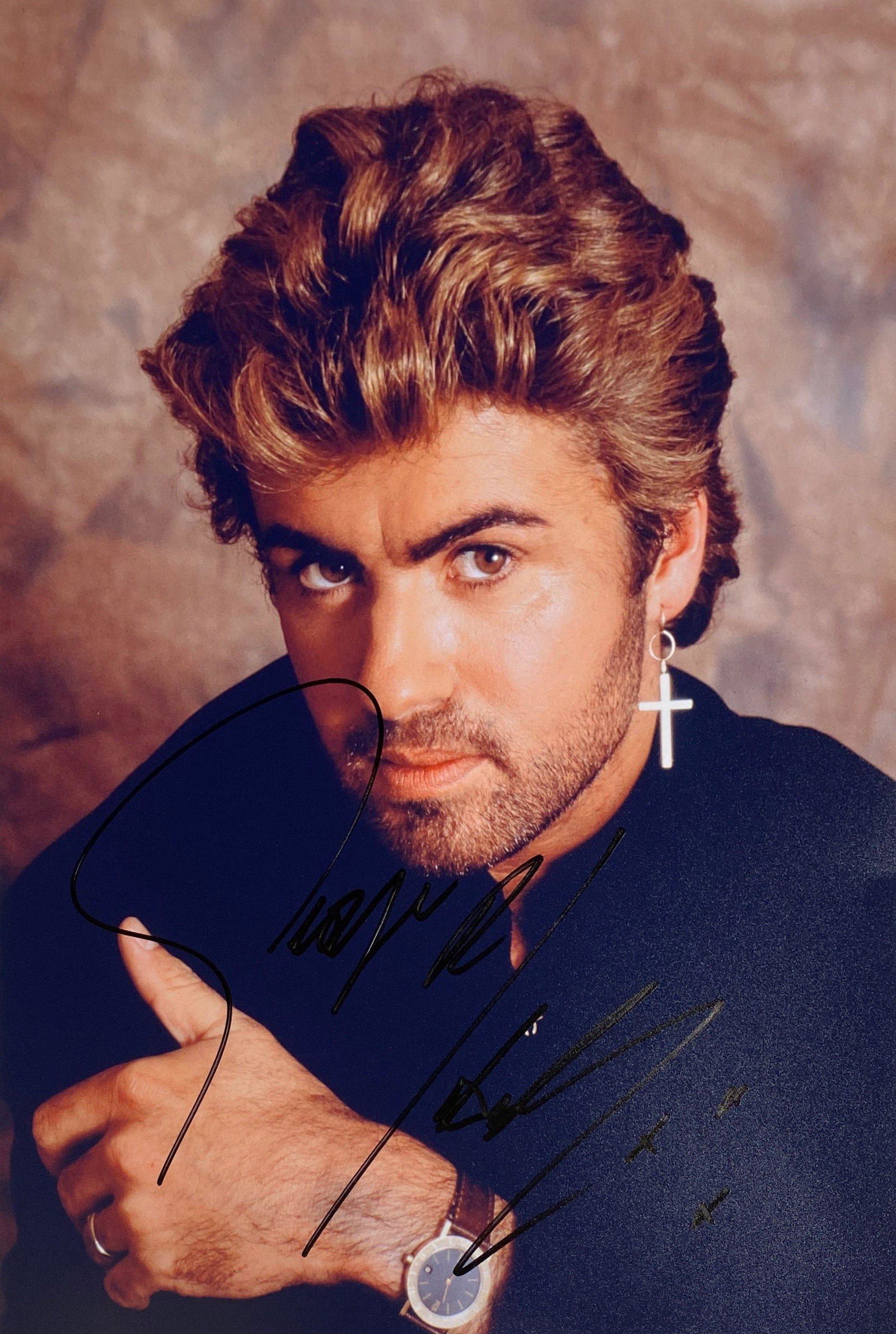 Autograph Signed  George Michael Photo (1 of 1)