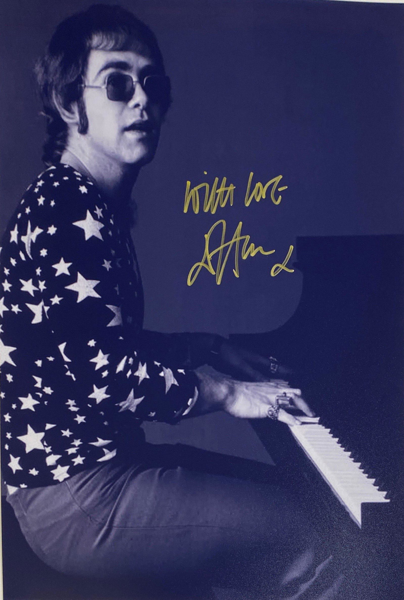 Autograph Signed  Elton John Photo (1 of 1)