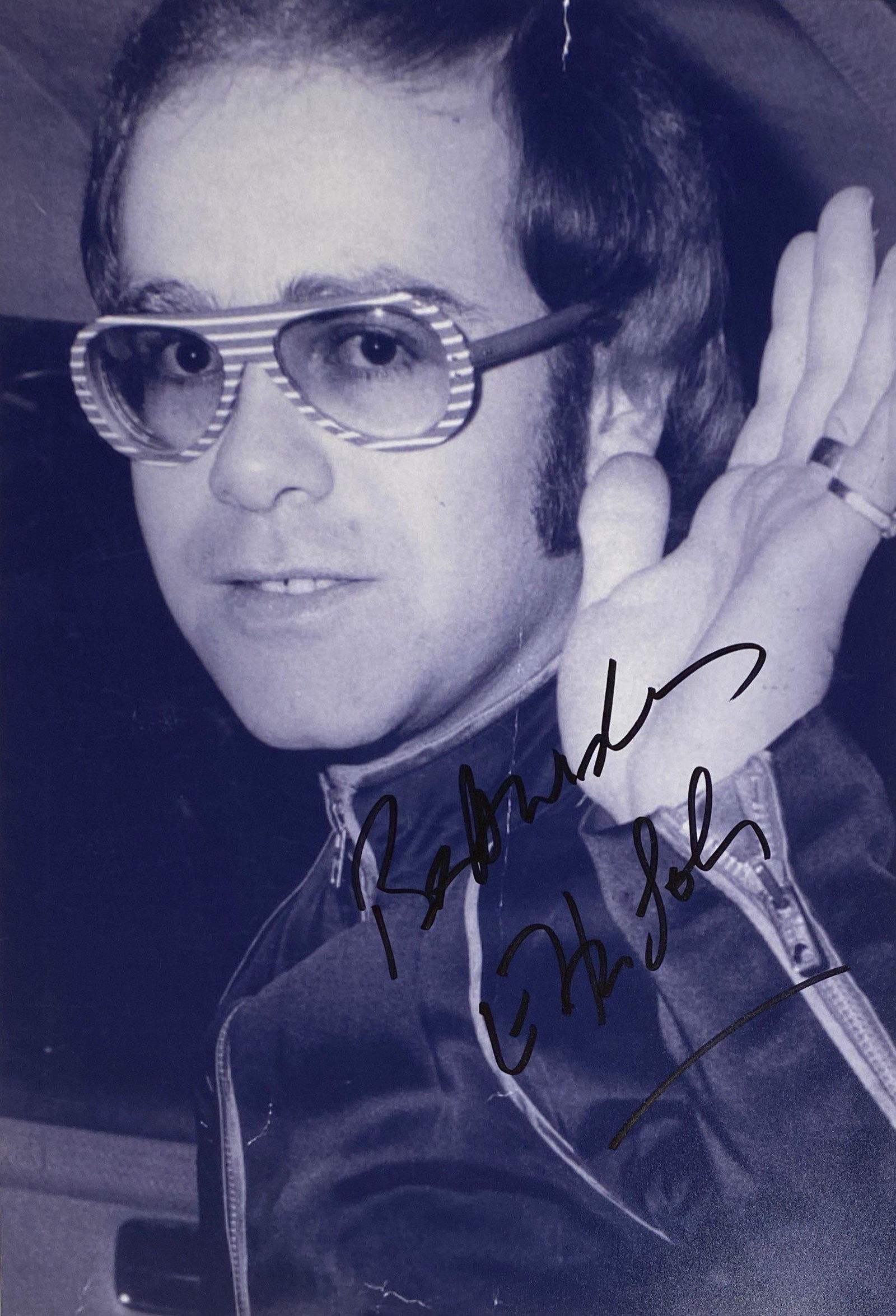 Autograph Signed  Elton John Photo (1 of 1)