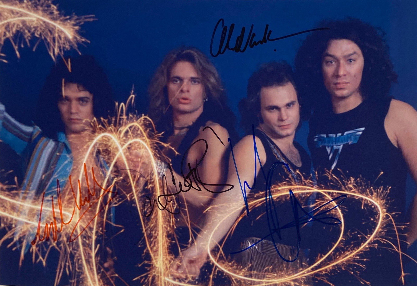 Autograph Signed  Van Halen Photo (1 of 1)