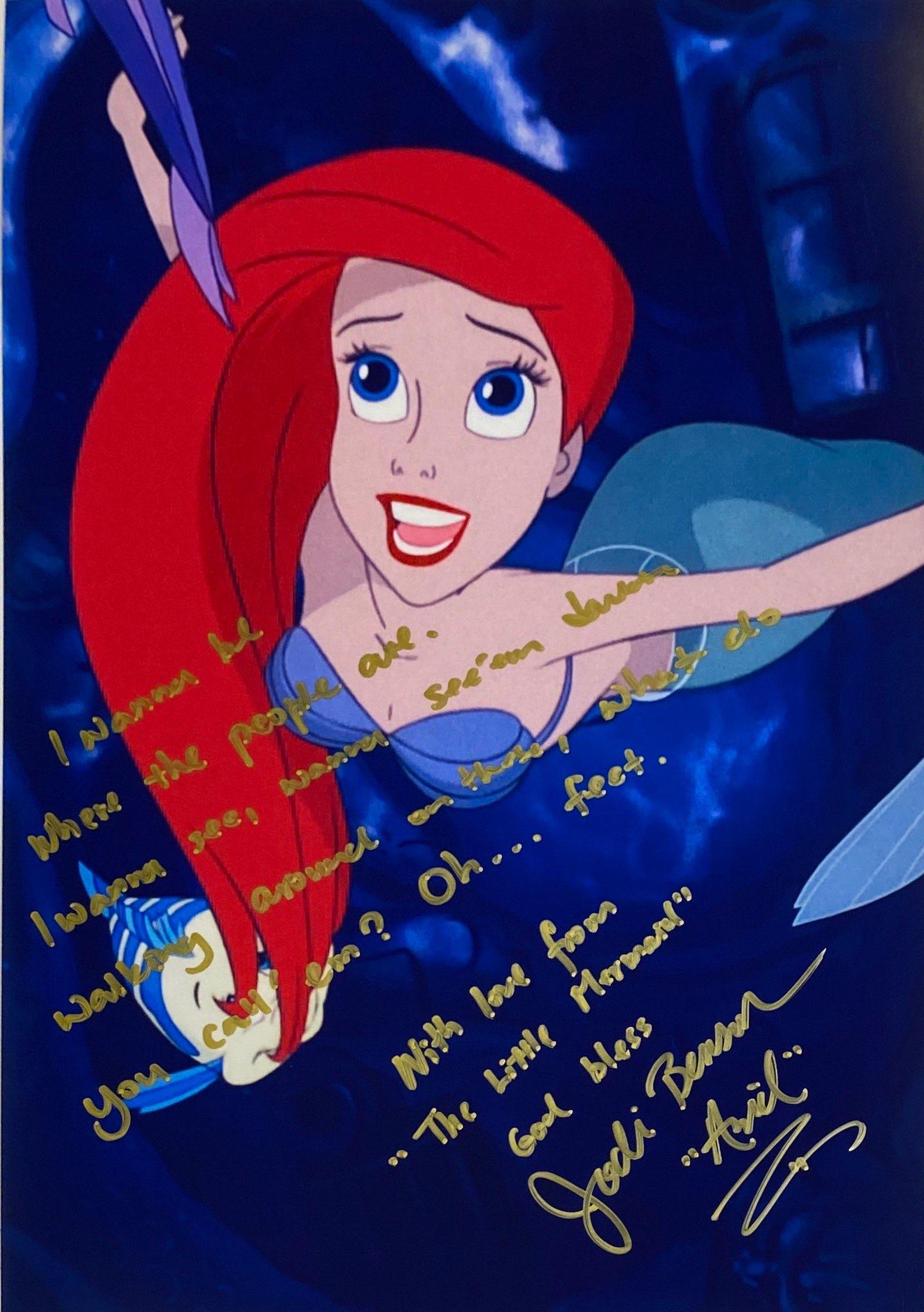 Autograph Signed Little Mermaid Photo (1 of 1)