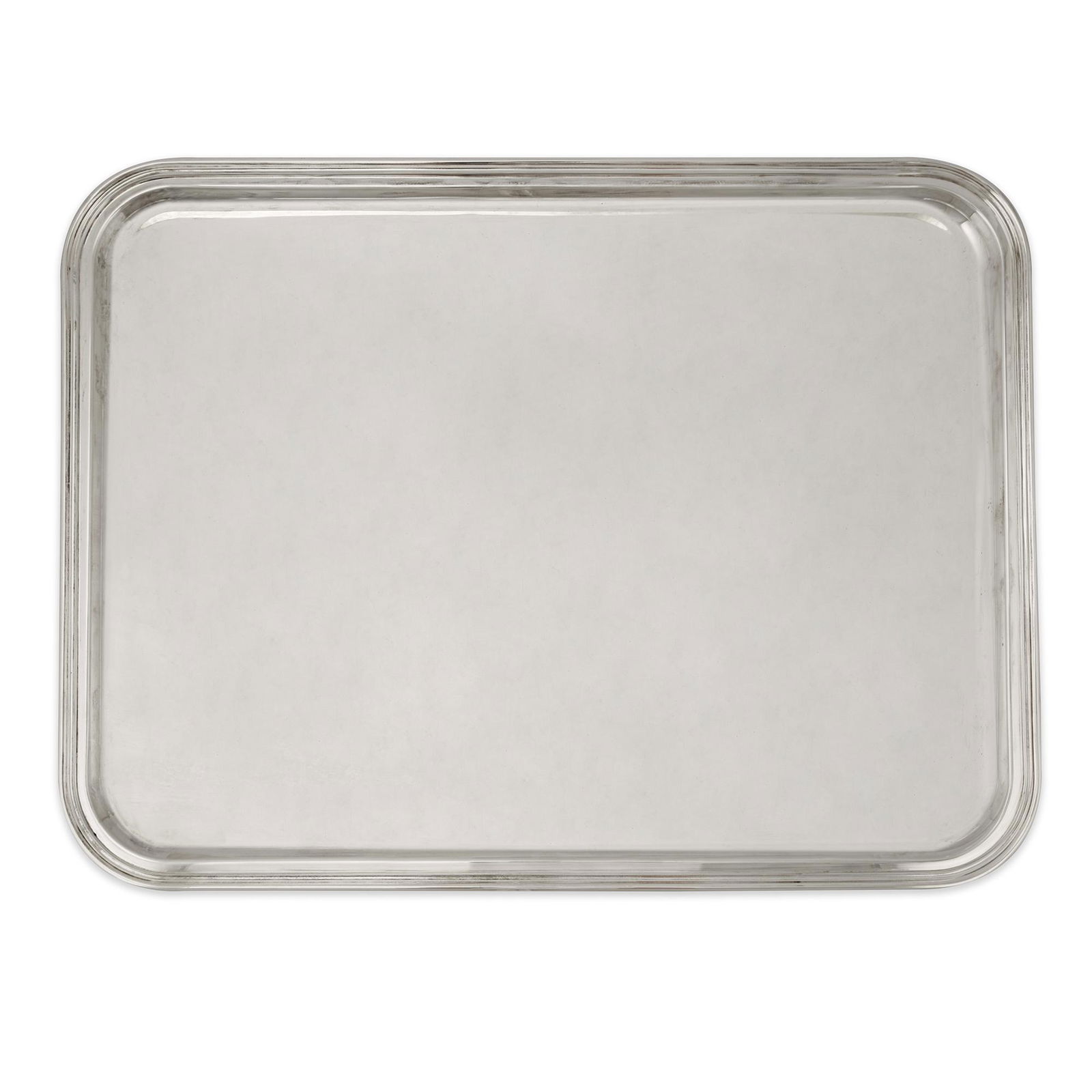 Italian silver tray. Marked (800). (1 of 4)