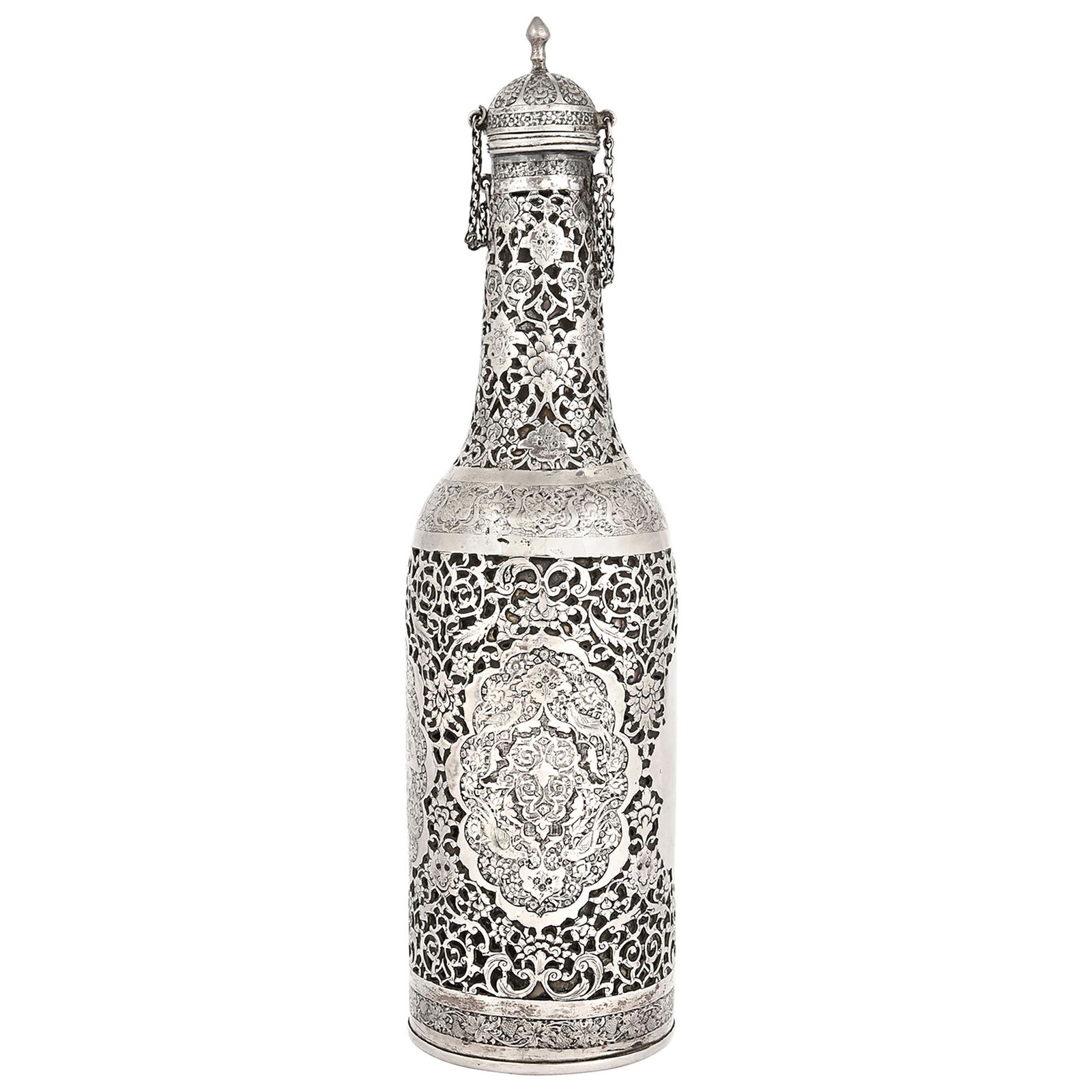 Isfahan silver bottle case. (1 of 10)