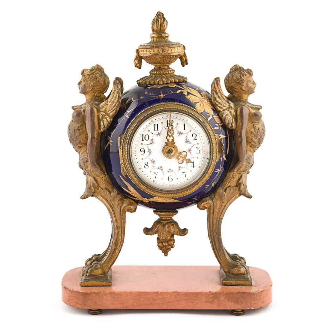 A late 19th century French mantel clock. (1 of 5)