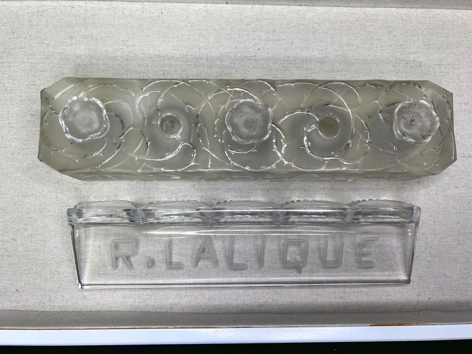 R. Lalique Glass Display and Dorsay Perfume Tester (1 of 12)