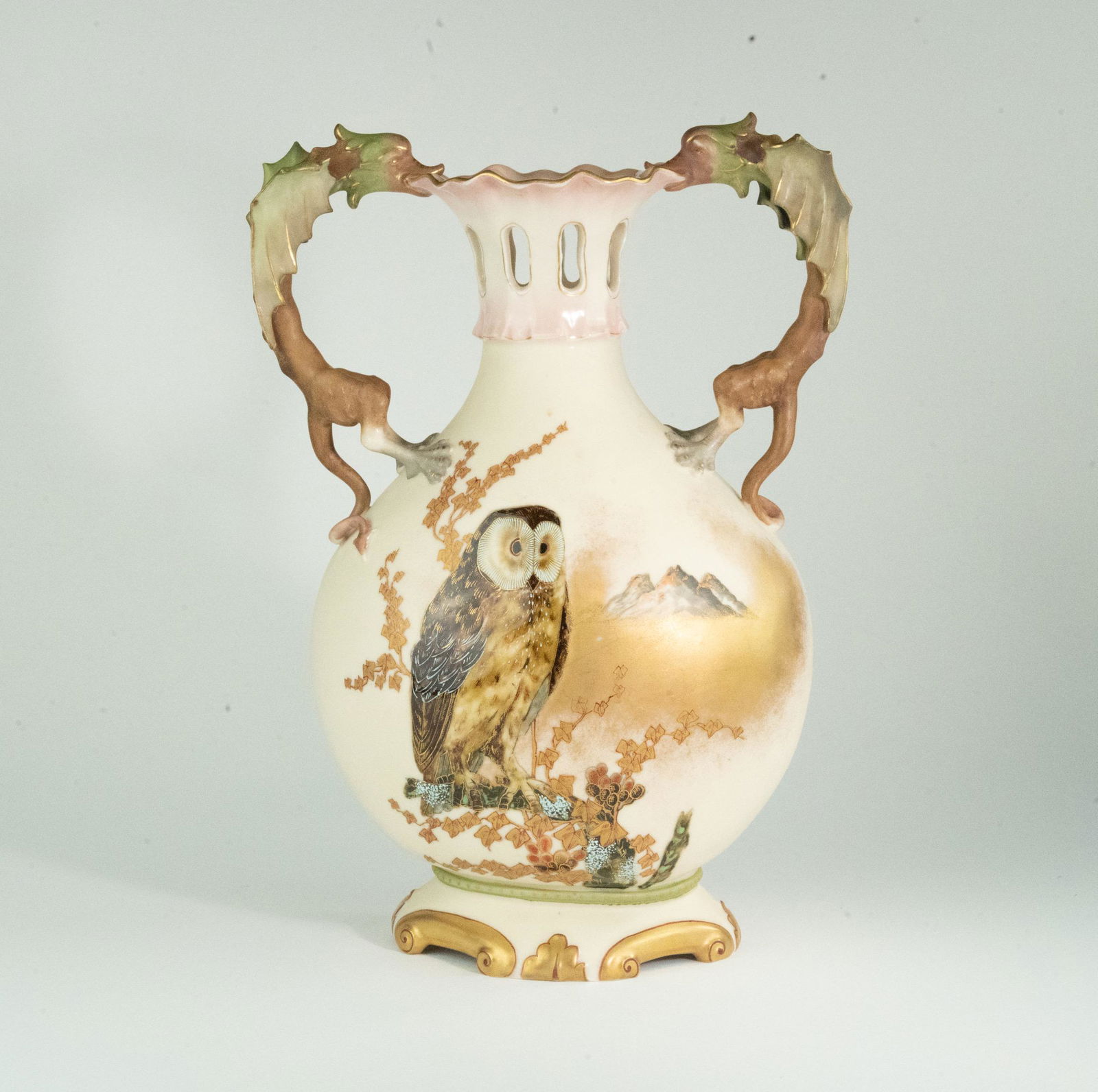Amphora Austrian Alfred Stellmaher Turn Teplitz Porcelain Vase (1 of 5)