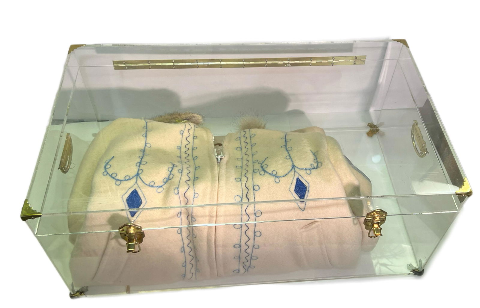 Vintage Lucite/ Acrylic Storage Chest (1 of 1)