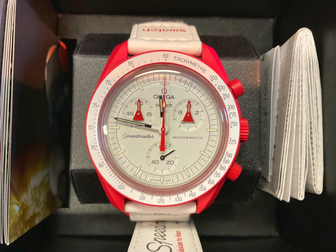 OMEGA X SWATCH~ Speedmaster MoonSwatch 'Mission to Mars' (1 of 6)