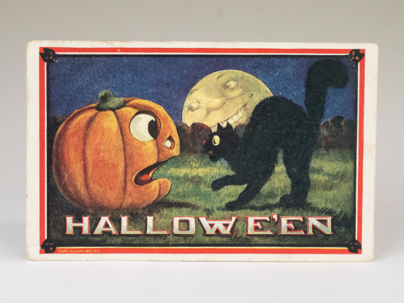 1910 Halloween Colorgravure PC With a Rare One Cent Benjamin Franklin Postage~ Dated Oct. 31 (1 of 5)
