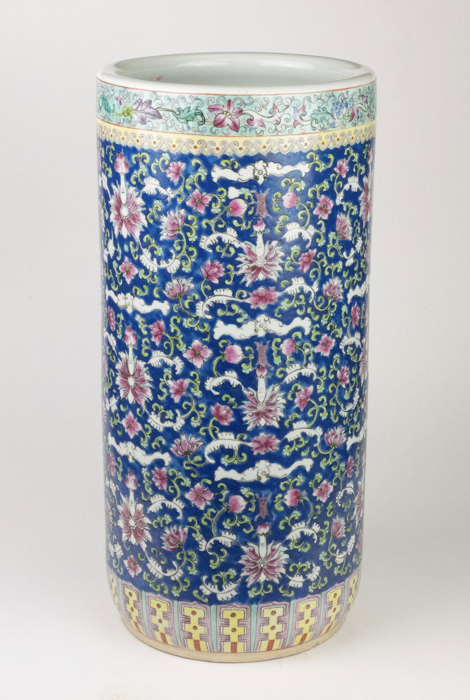 Chinese Famille Rose Umbrella Stand~ Early 20th Century (1 of 5)