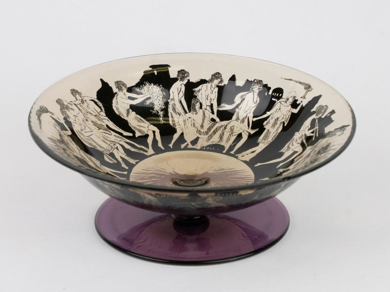 Vetri D'Arte~ Italy~ Nymphs Deco Art Glass (1 of 6)