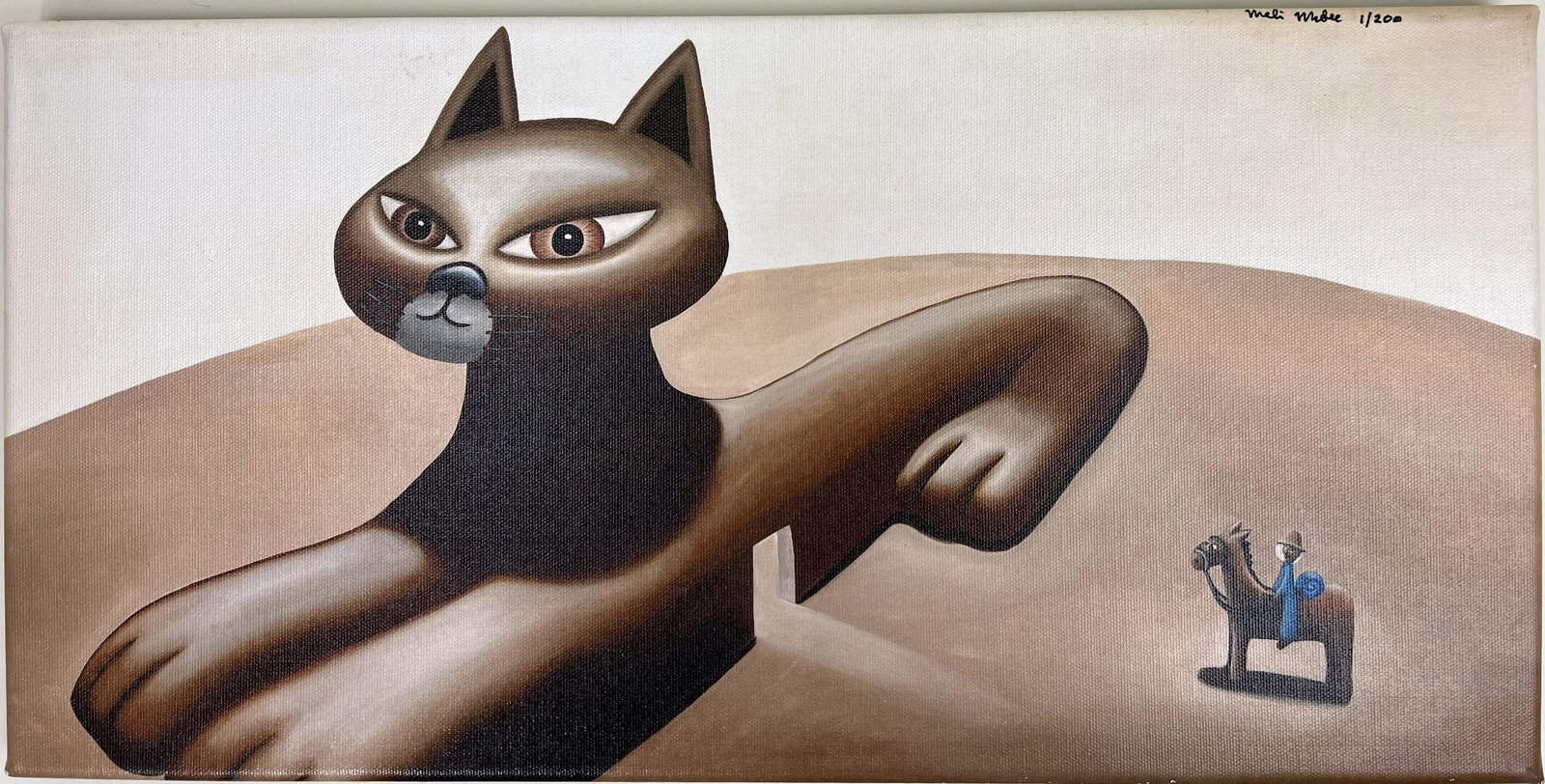 Melvin McGee~ Sphinx Cat~ Giclee Print (1 of 4)