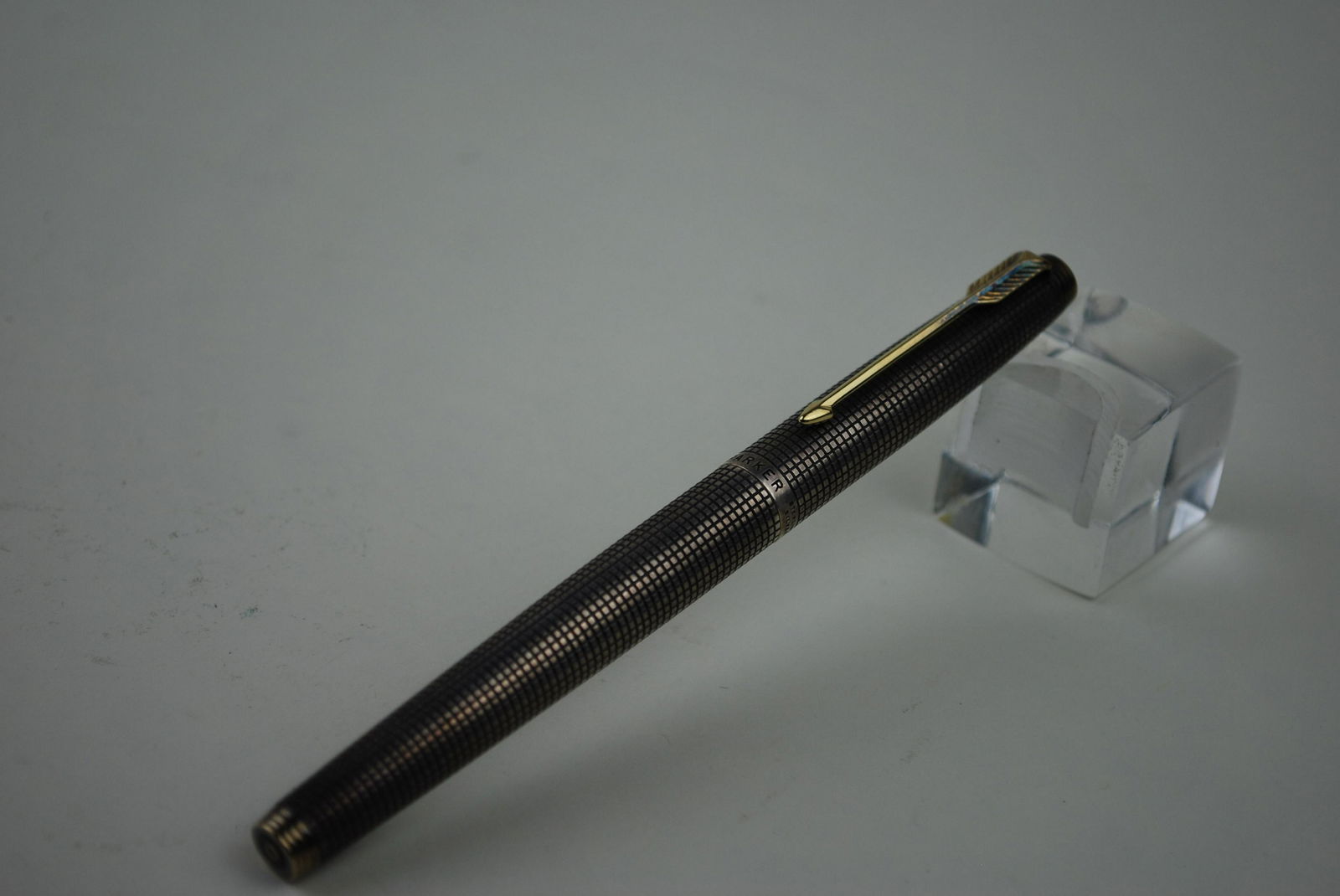 Vintage Parker 75 Cisele Sterling Silver Fountain Pen, Made in USA 66 F Nib (1 of 7)