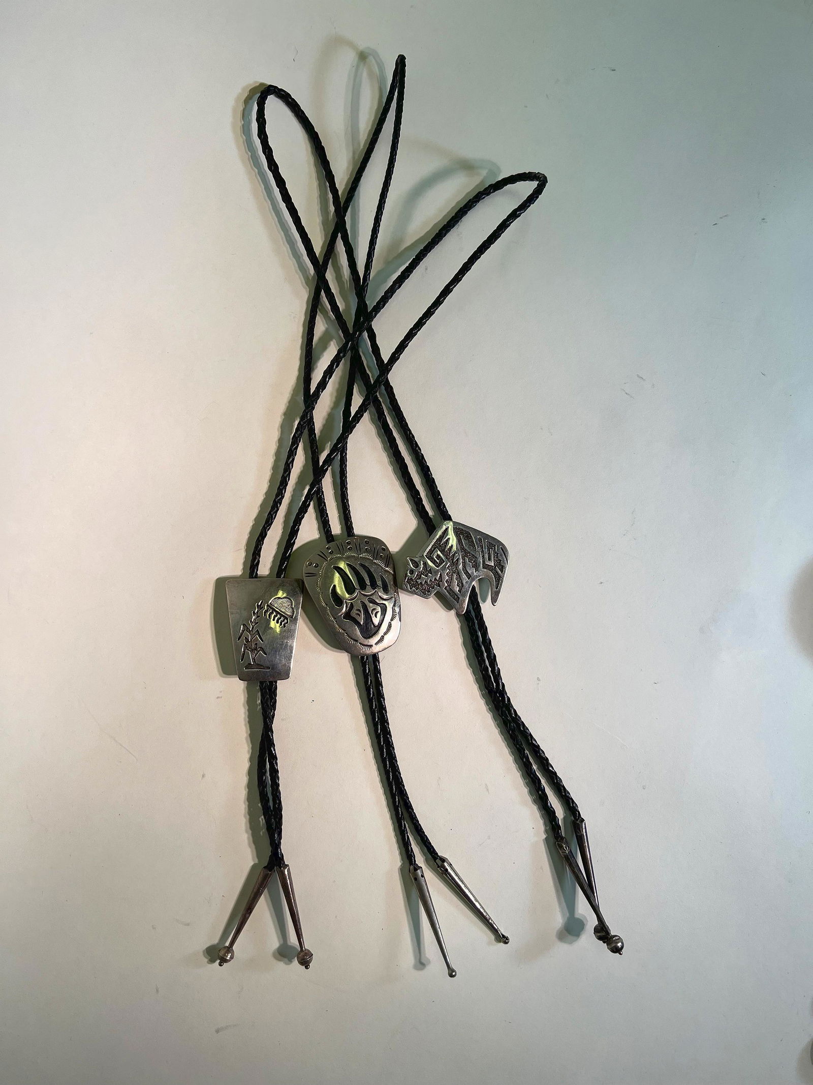 Vintage Hopi Sterling Silver Bolo Tie Collection (1 of 7)