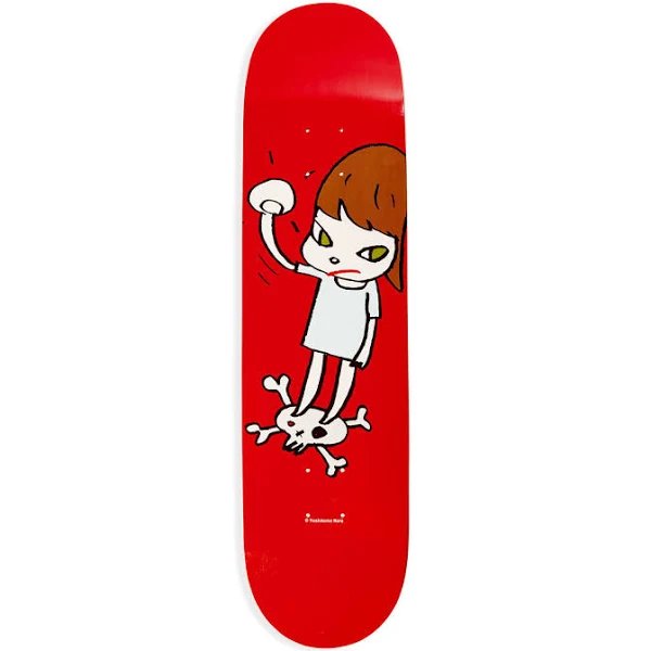 Nara Solid Fist Skateboard Skate Deck(Red) (1 of 3)