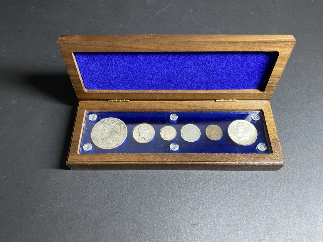 The American Heritage Coin Collector Set. Silver Coins 1922 Peace dollar (1 of 11)