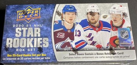 2020-21 Upper Deck NHL Star Rookies Sealed Box Set. (1 of 4)