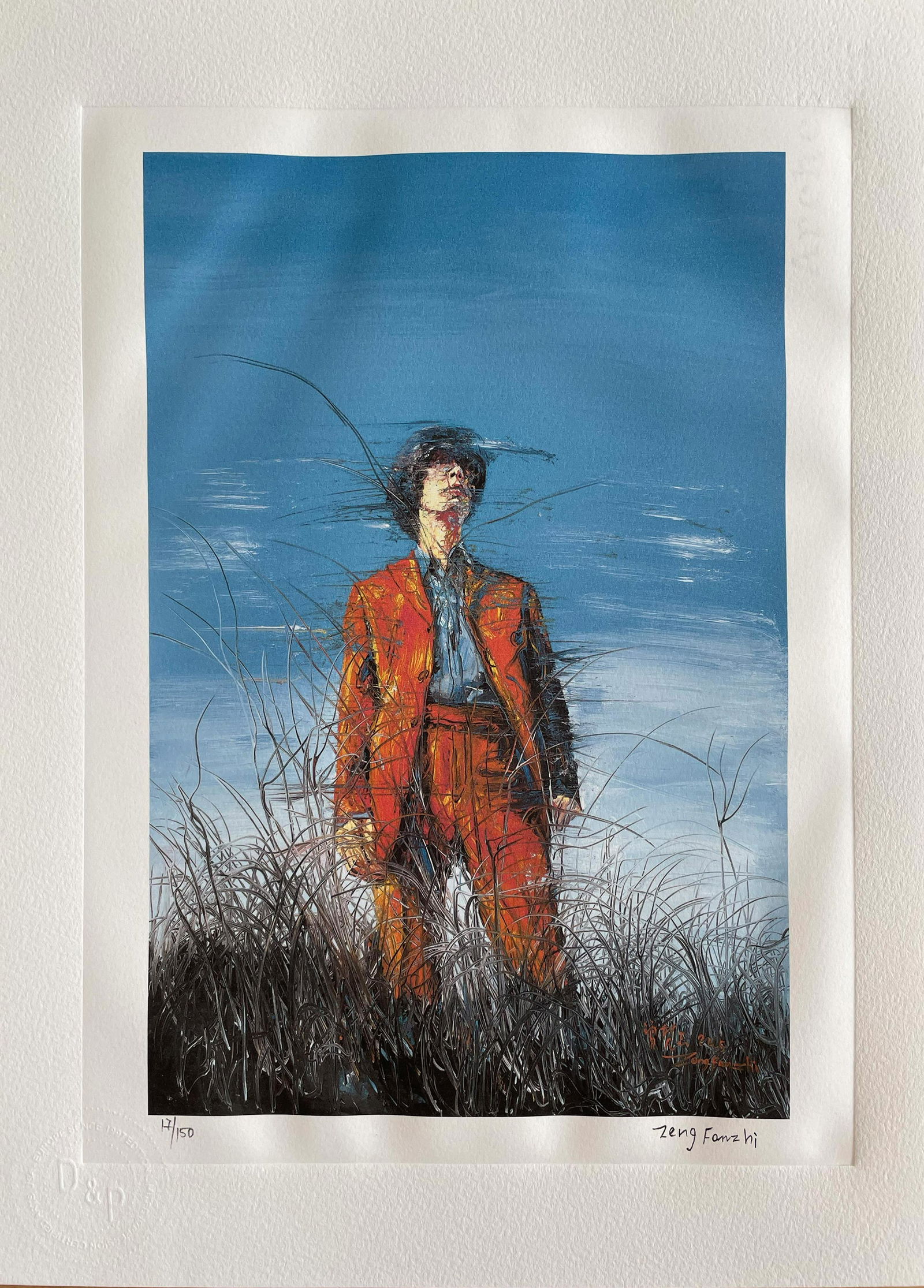 Zeng Fanzhi (B. 1964), Woodblock Print (1 of 4)