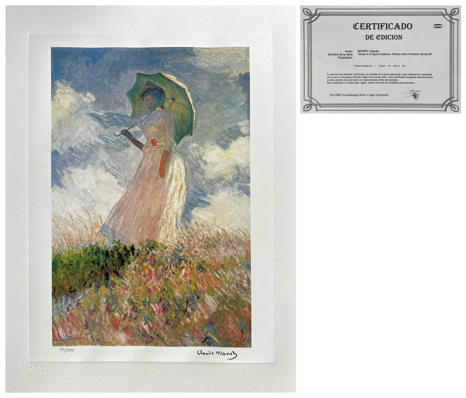 Claude Monet 1840-1926, Offset Lithograph (1 of 5)
