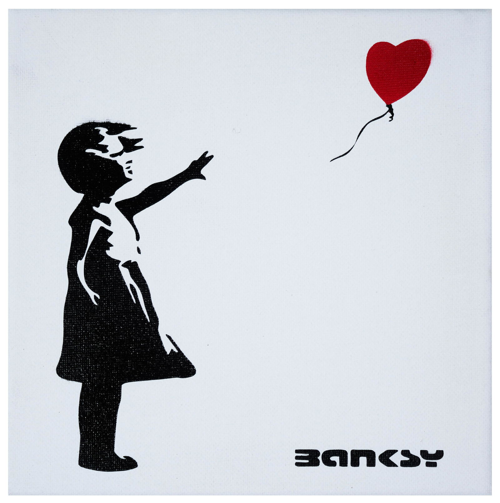 Graffiti,Girl with balloon, Banksy(B.1974) (1 of 1)