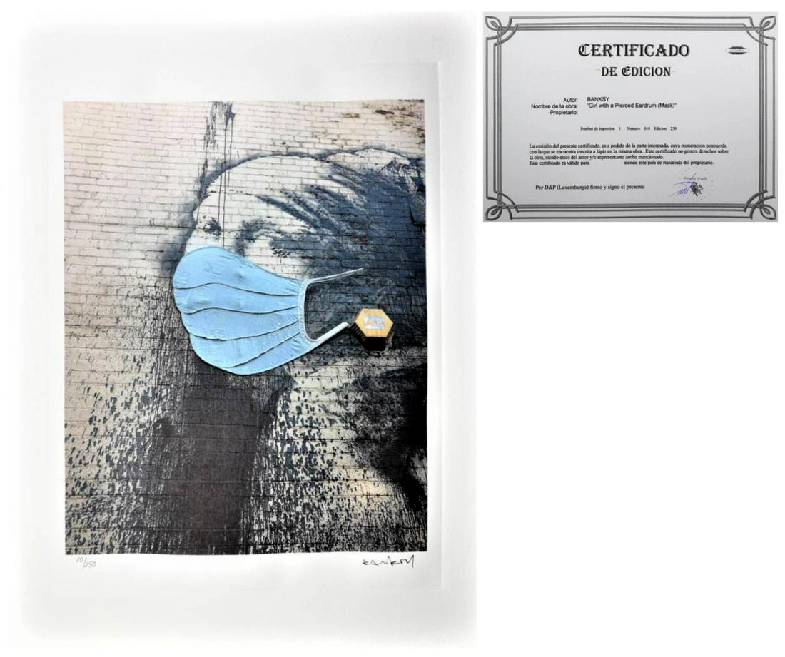 Banksy DISMALAND Ted Patrick COA バンクシー - novius-it.hu