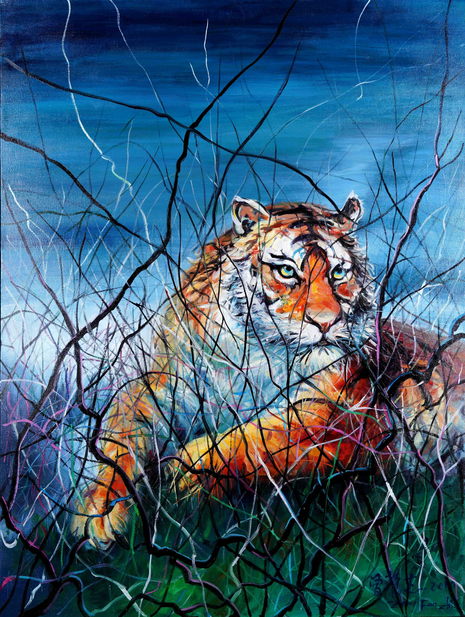 Zeng Fanzhi (B.1964), Oil Painting (1 of 6)