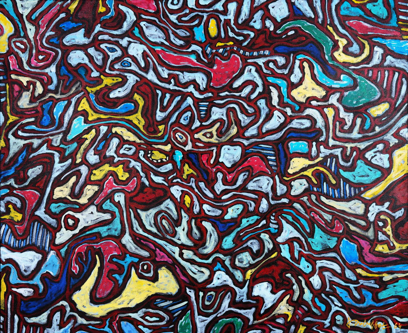 Jean Dubuffet (1901-1985), Oil Painting (1 of 6)