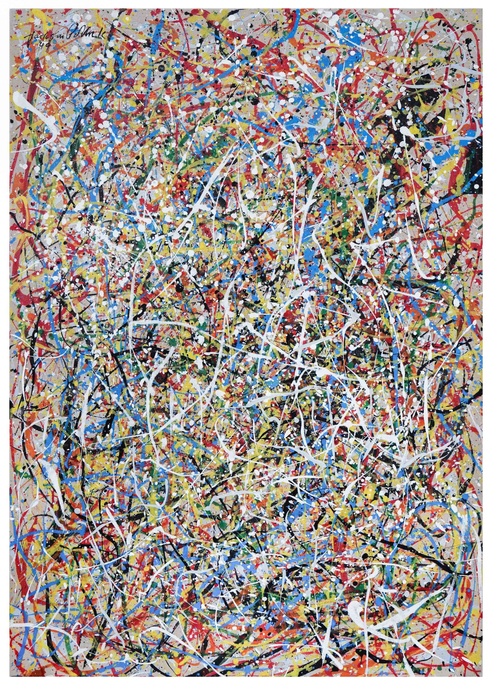 Jackson Pollock (1912-1956), Oil Painting (1 of 7)