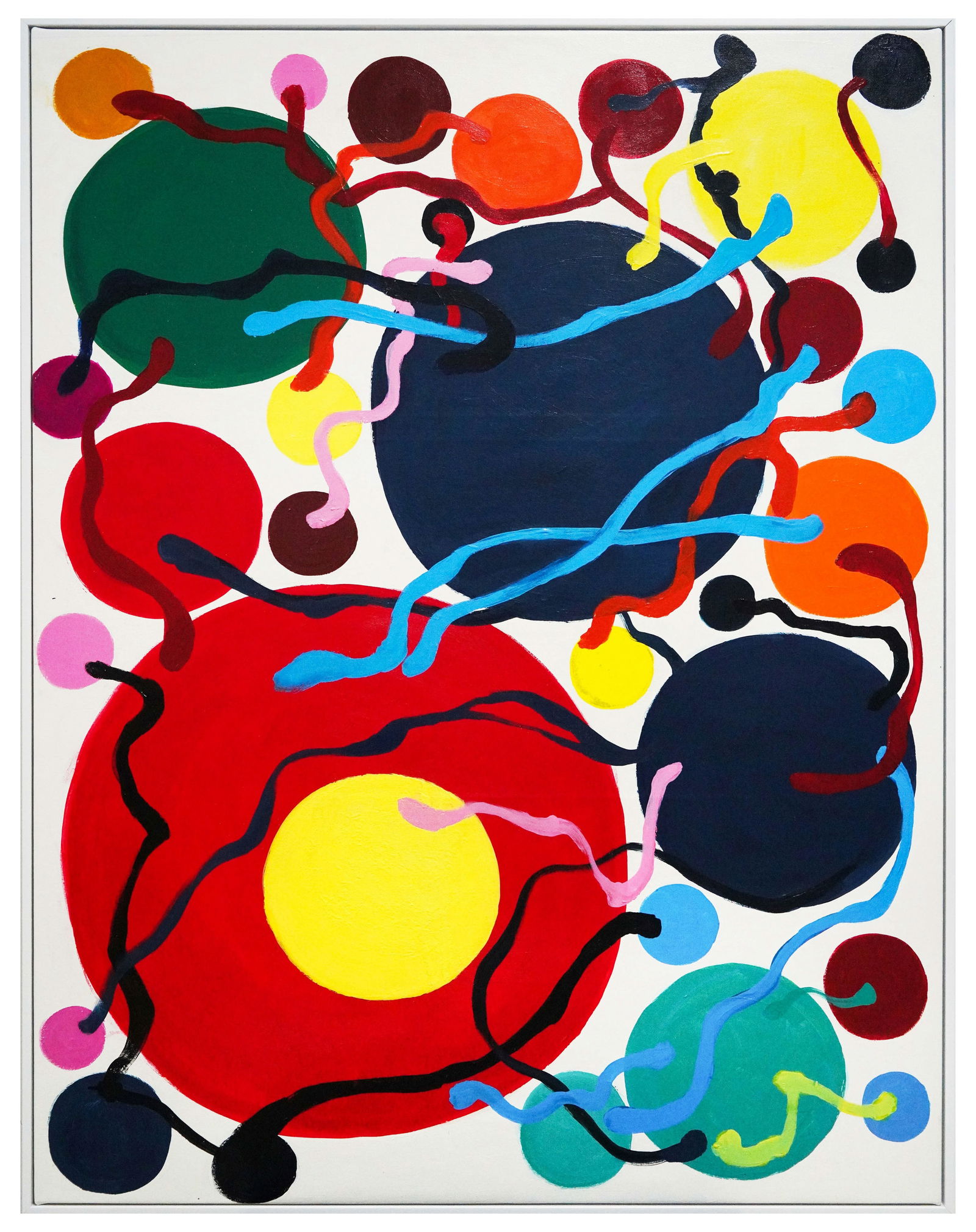 Atsuko Tanaka (1932-2005), Acrylic Painting (1 of 5)