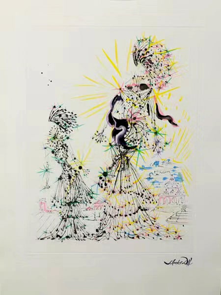 Salvador Dali (1904-1989), Lithograph (1 of 6)