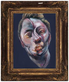 Francis Bacon (1909-1992), Oil on Canvas: Francis Bacon (1909-1992), Oil on Canvas Image Size: 15 1/4 by 11 3/4 inches (39 by 30 cm) All measurements are approximate. Signed (reverse) Francis Bacon (1909-1992) remains one of the most