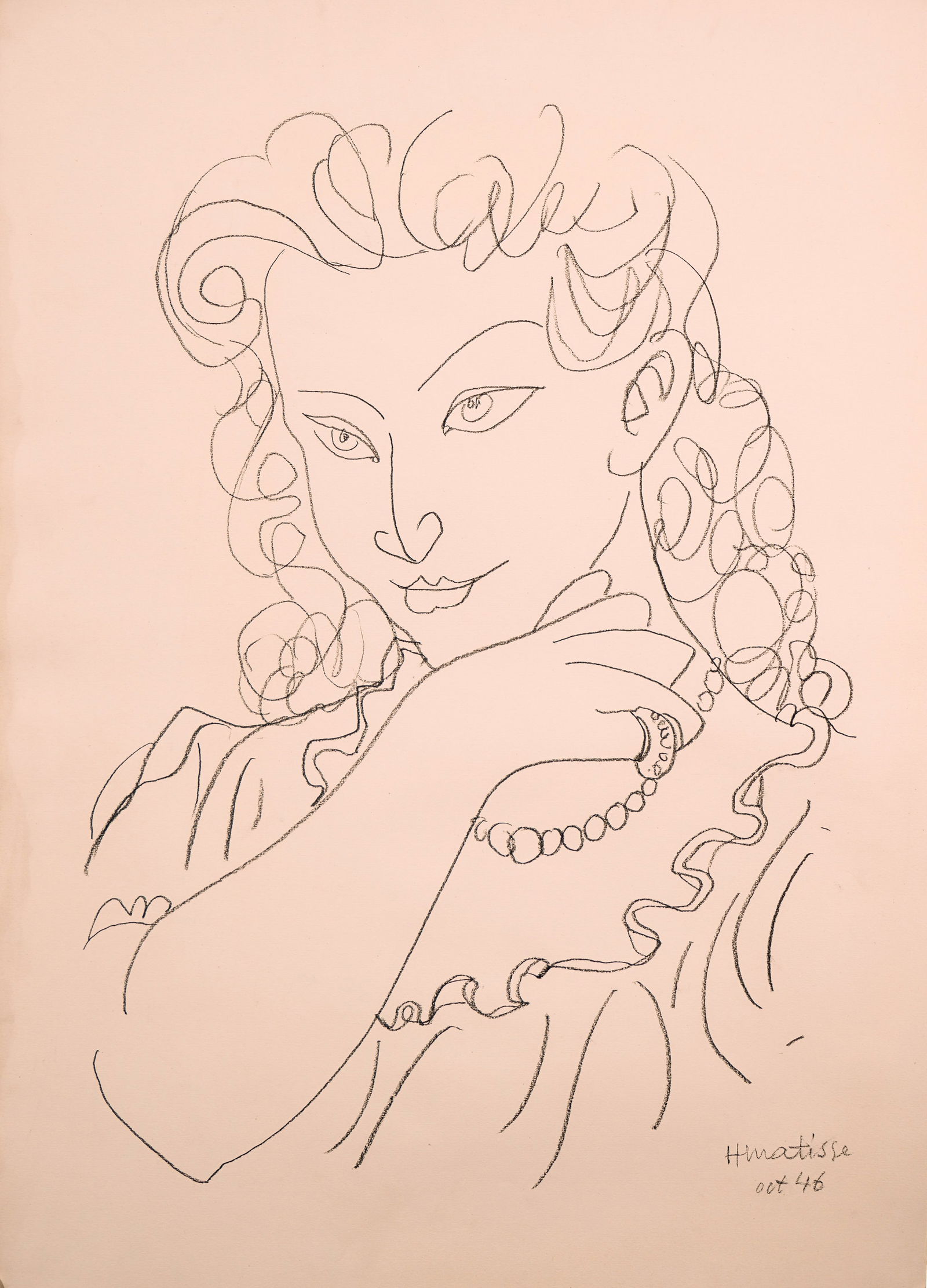 Henri Matisse (1869-1954), Pencil on Paper (1 of 2)