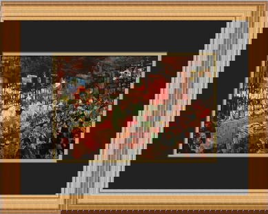 Leroy Neiman P.J. Clarke's Custom Framed Print: Leroy Neiman P.J. Clarke's