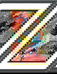 Leroy Neiman Pittsburgh Pirates Willie Stargell Custom Framed Print: Leroy Neiman Title -