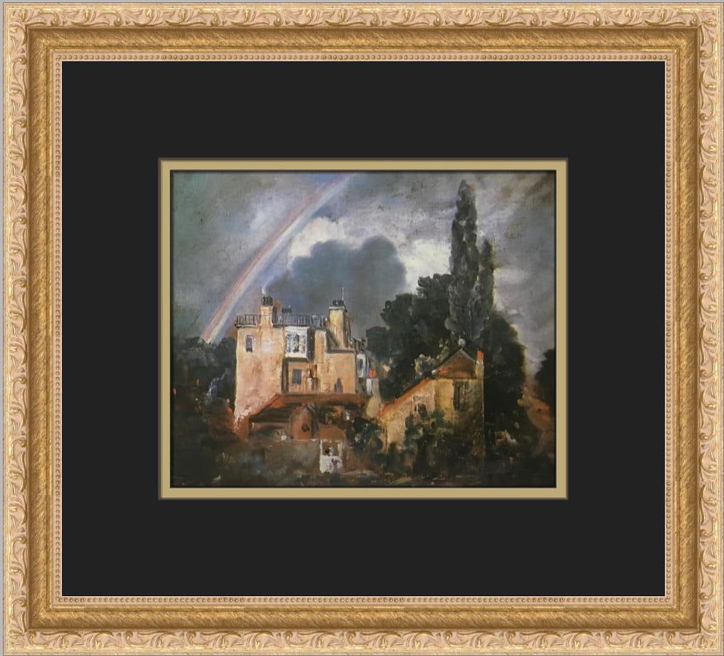 John Constable The Grove in Hampstead Custom Framed Print: John Constable The Grove in Hampstead