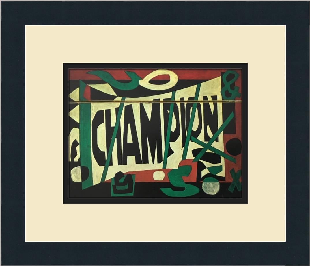 Stuart Davis Switch's Syntax Custom Framed Print: Artist - Stuart Davis Title - Switch's Syntax