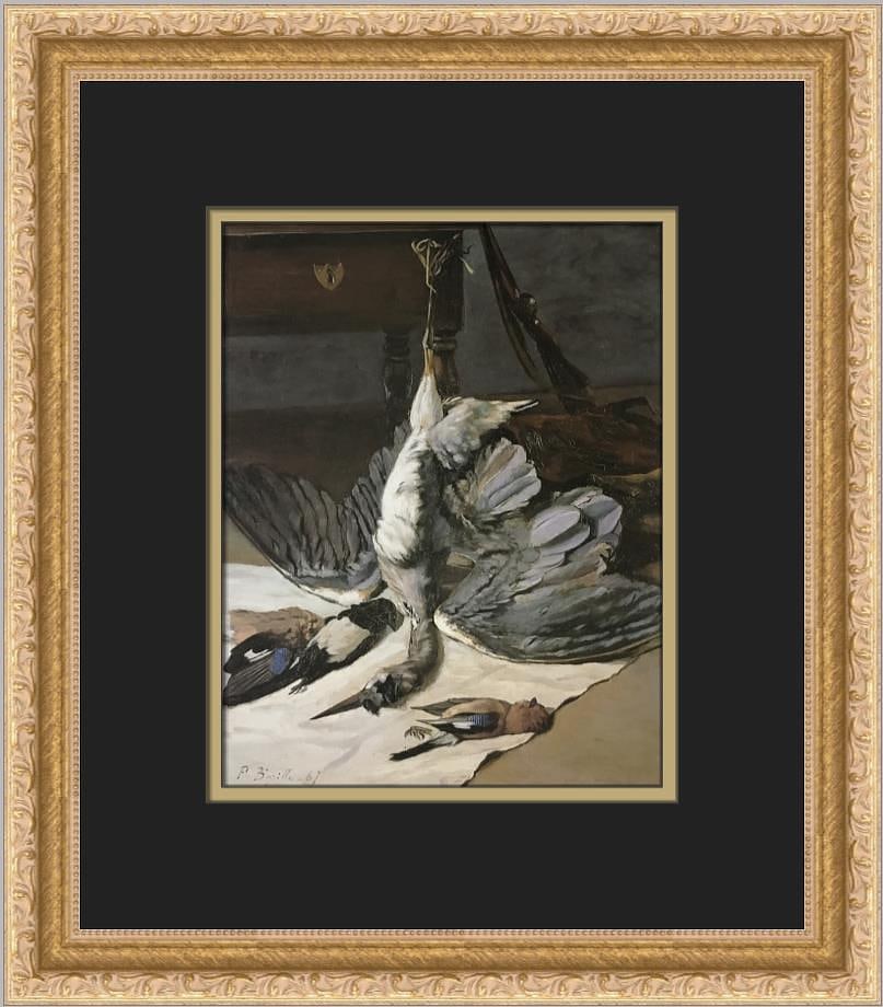 Frederic Bazille The Heron Custom Framed Print: Artist - Frederic Bazille Title - The Heron
