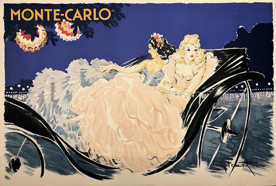 Louis Icart - Monte-Carlo Off Set Lithograph (1 of 2)