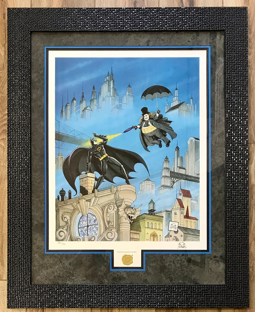 BOB KANE signed BATMAN RETURNS-THE PENGUINS REVENGE L/E Numbered Litho (1 of 7)