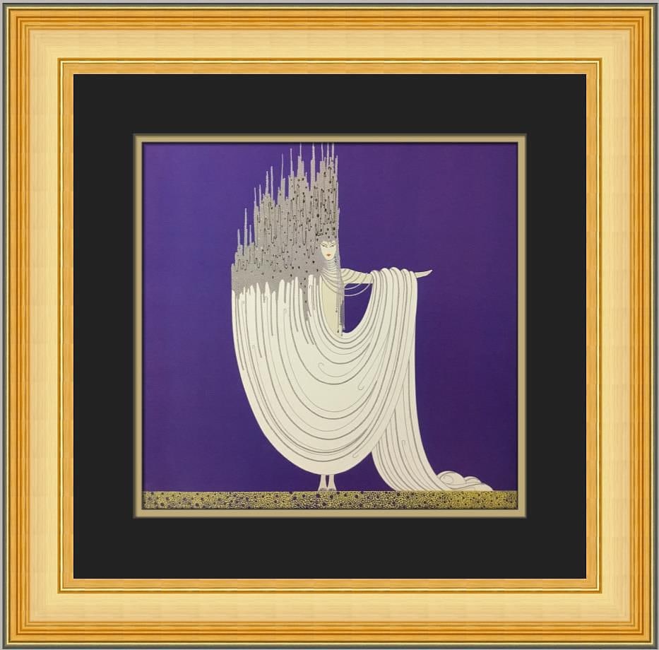 Erte Arctic Sea Custom Framed Print (1 of 2)