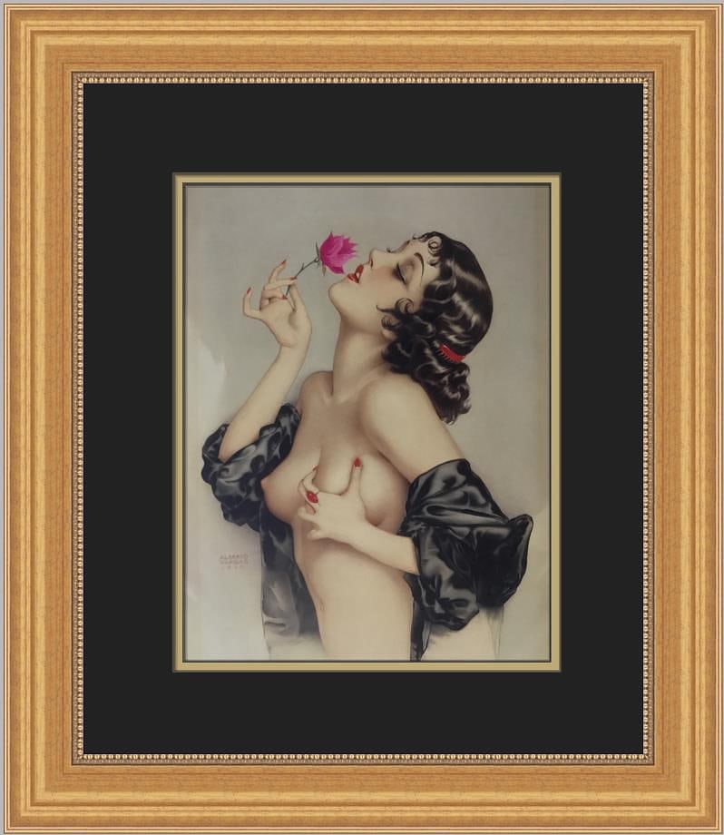 Alberto Vargas Memory of Olive Custom Framed Print (1 of 2)