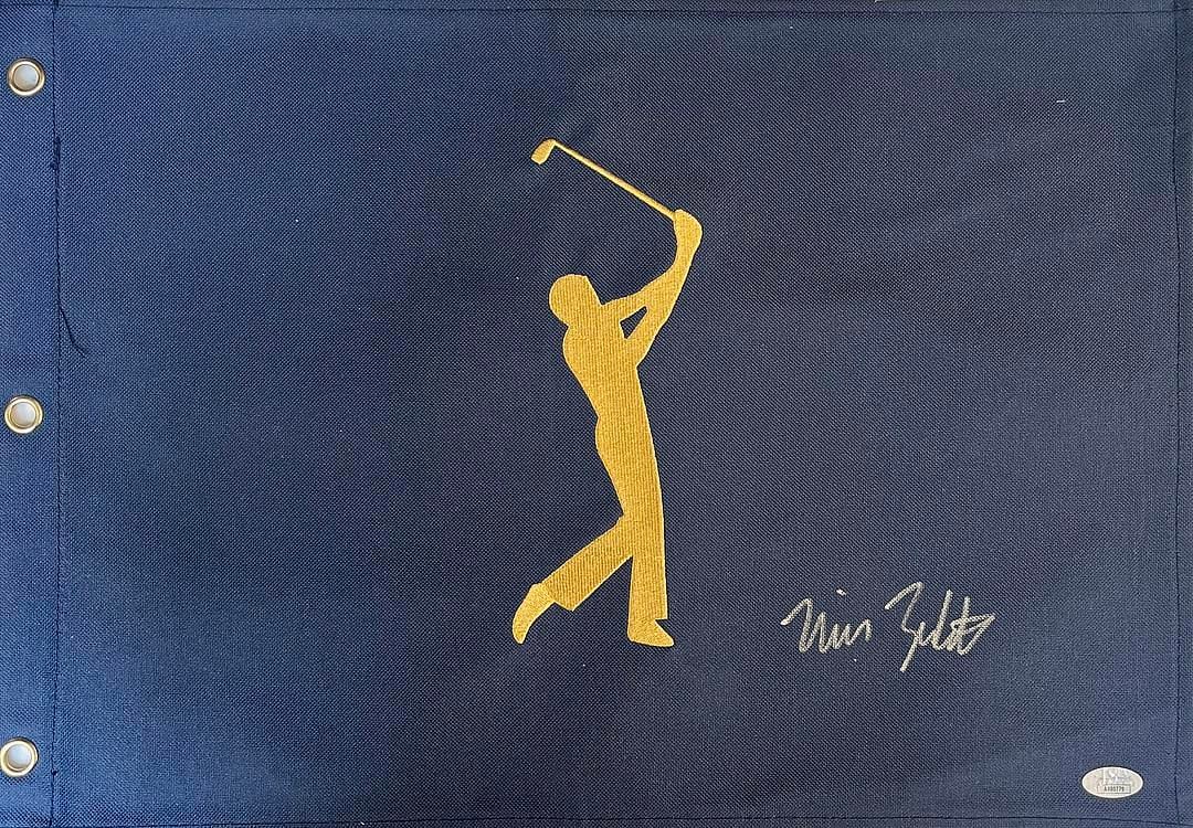 Will Zalatoris Signed The Players Pin Flag - JSA#AK80779: Will Zalatoris Signed The Players-Blue Pin Flag Authenticated by JSA Product Details: Official The Players-Blue pin flag signed perfectly by PGA star Will Zalatoris