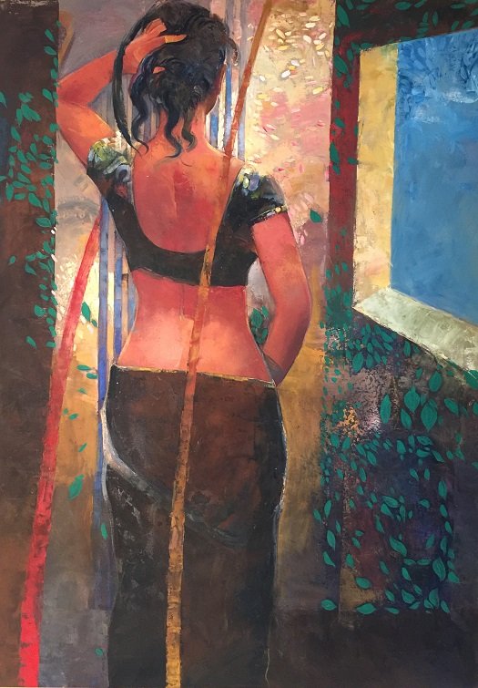 Where the Light gets in -- by Nadir Ali Jamali: Nadir Ali Jamali - The versatility of Nadir Ali Jamali's talent is awe-inspiring. With his abstracts, Nadir explores, and erases, the boundary between the animate and the inanimate. In the rugged land